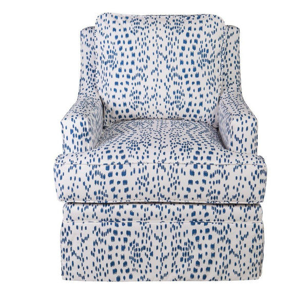 Quinn Swivel in Performance Malawi Chambray 30"W x 37"D x 37"H added by Kate Lynn Nemett