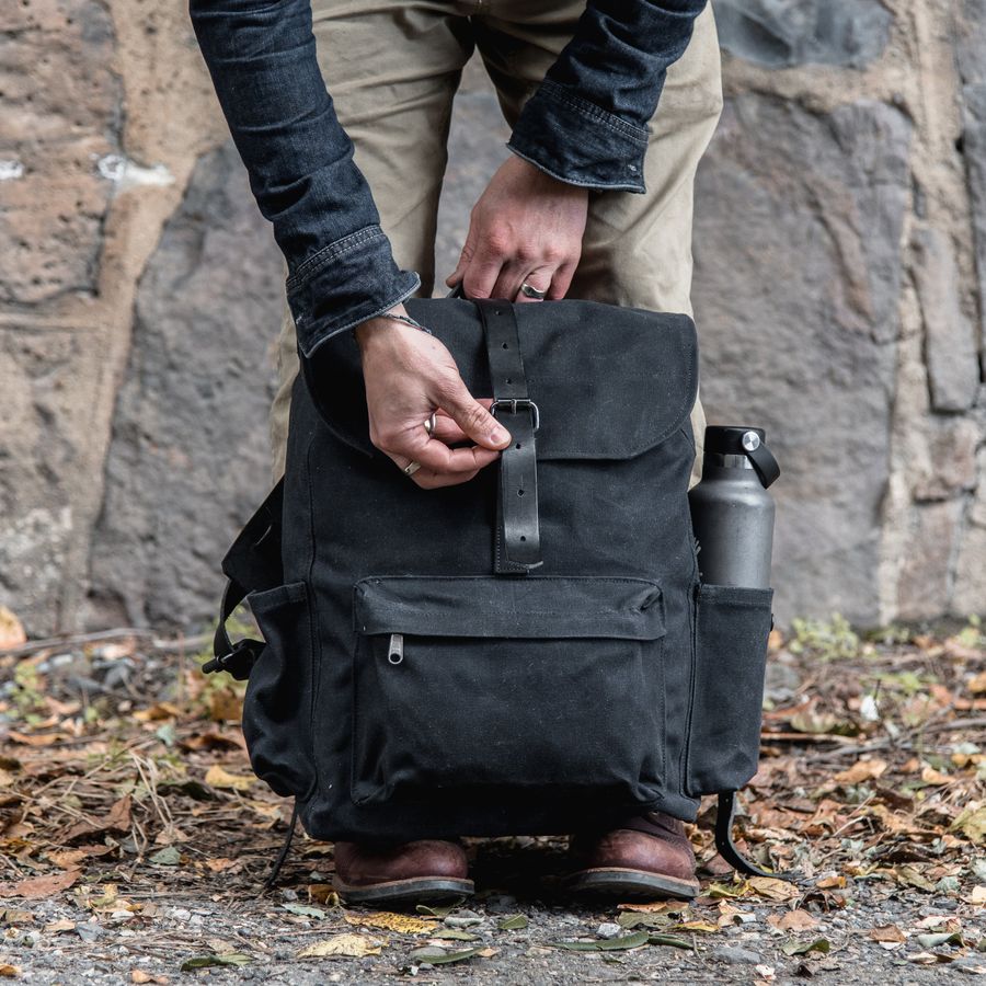 All Black Rogue Backpack with Side Pockets added by Spoak Member