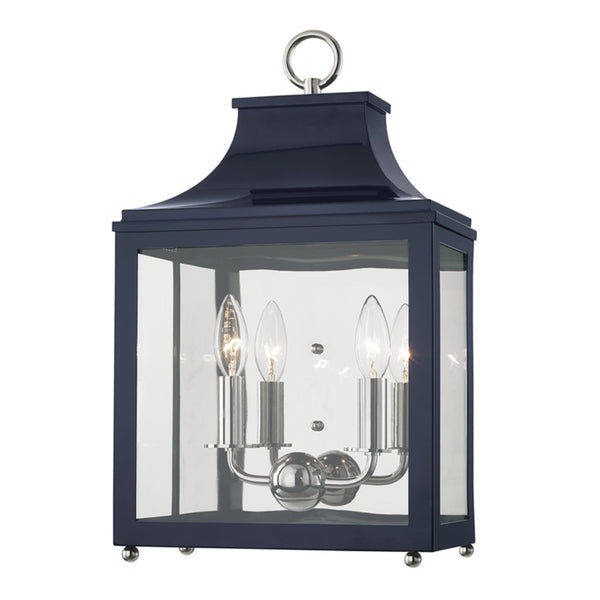 Mitzi by Hudson Valley Lighting H259102-PN/NVY 2 Light Wall Sconce in Polished Nickel/Navy added by Hilary Finn