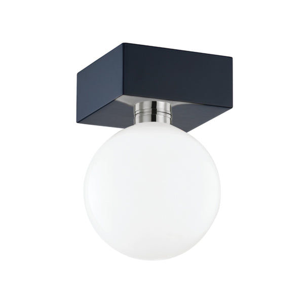 Mitzi by Hudson Valley Lighting H385501-NVY 1 Light Flush Mount in Navy added by Spoak Member