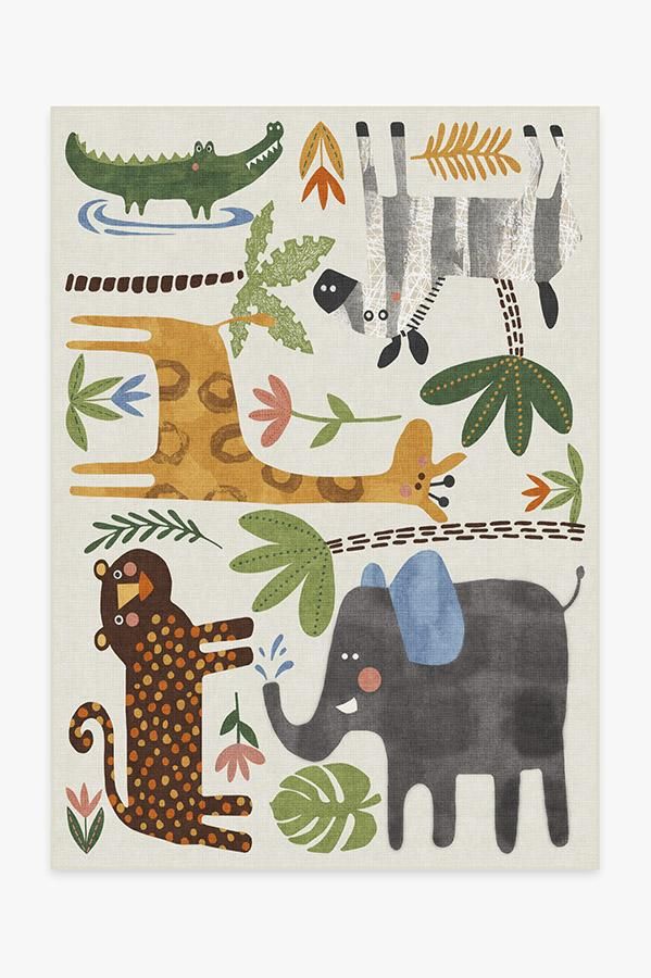 Jungle Safari Multicolor Rug added by Rachel Fedorov