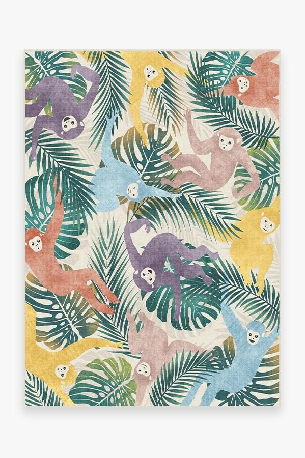 Monkey Mania Multicolor Rug added by Meg Flores