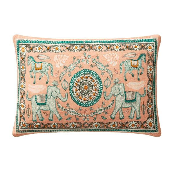 Peach Ele Pillow by Justina Blakeney® X Loloi added by Xakota Espinoza