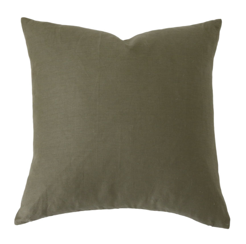 Olive Green Linen Pillow Cover added by Spoak Member