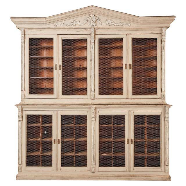 19th Century Swedish Gustavian Style Pine Library Bibliotheque Bookcase - Erin Lane Estate added by Bridget Nelson