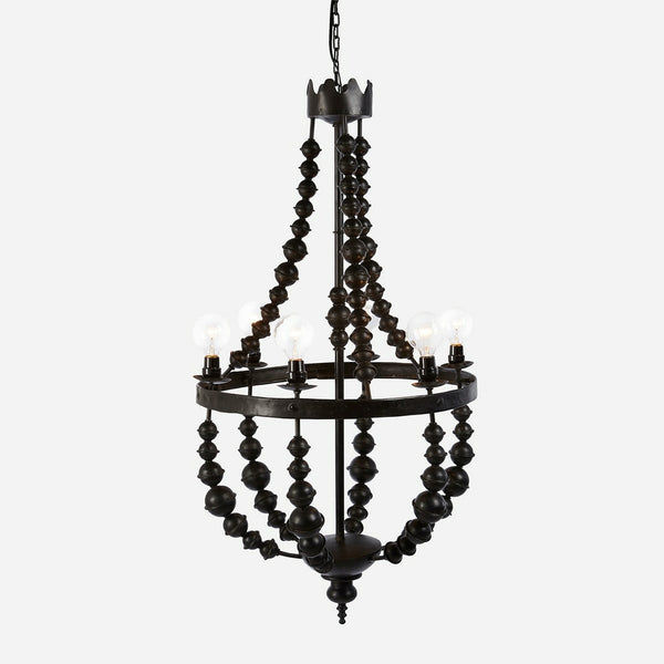 Bobo Intriguing Objects Metal Beaded Black Chandelier added by Blake Gantt