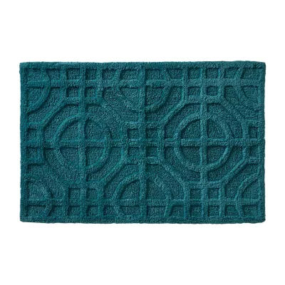 Saturday Knight Floral Lanterns Bath Rug, Color: Turquoise - JCPenney added by KATHERINE ECK
