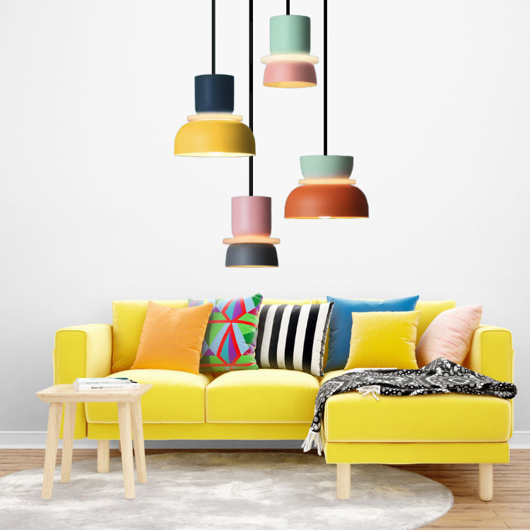 Colorful Macaron Pendant Hanging Light added by Montana Khreich