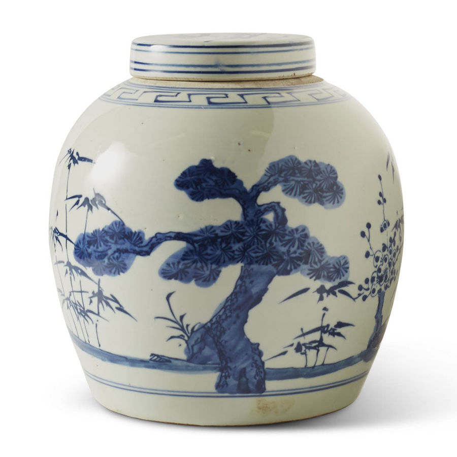 Ginger Jar, Blue and White, Tree added by Jade Rumbelow