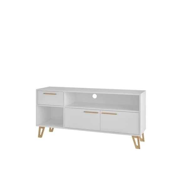 Doris White Mid Century Modern 1 Drawer TV Stand added by Spoak Member