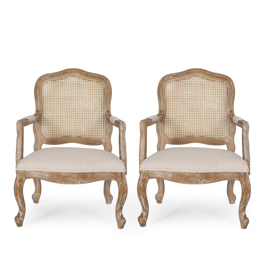 Andrea French Country Wood Armchairs by Christopher Knight Home - Bed Bath & Beyond - 33528464 added by SABi iNTERIORS