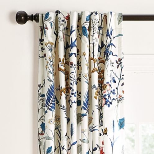 Isabella Floral Cotton Curtain Panel added by Jennifer Hickey