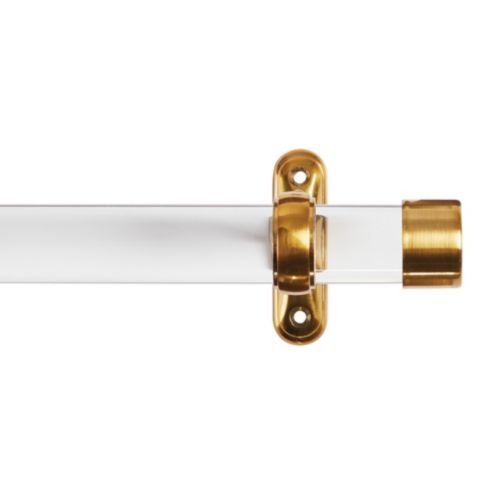 Acrylic Single Rod Hardware Set | Ballard Designs added by Jennifer Hickey