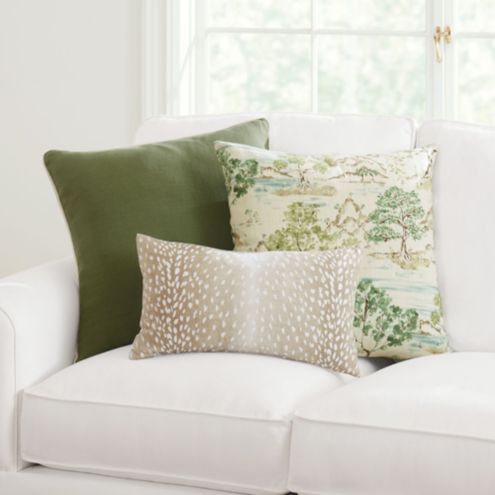 Layered Greens & Patterns 3-Piece Pillow Set added by Sabrina Hull Ward