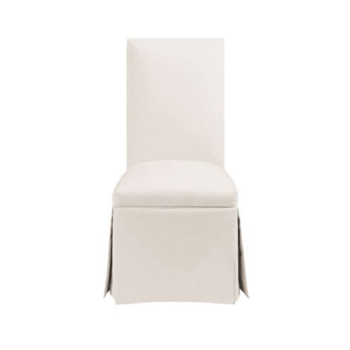 Upholstered Parsons Castered Chair Without Nailheads | Ballard Designs added by Kacey Dillier