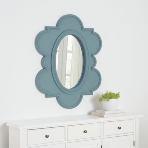 Billow White Scalloped Wall Mirror added by Jennifer Hickey