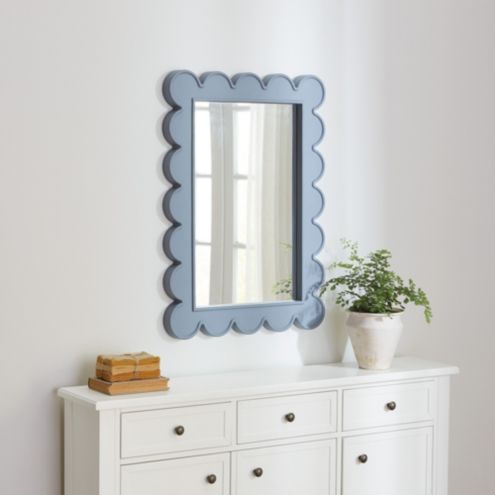 Hayli Scallop Mirror Colorful Wood Wall Decor added by Jennifer Hickey