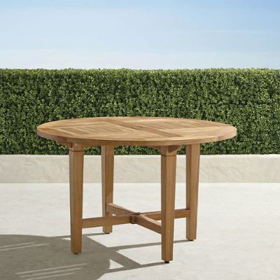 Classic 48' Round Dining Table in Natural Finish | Frontgate added by Emily Emmert