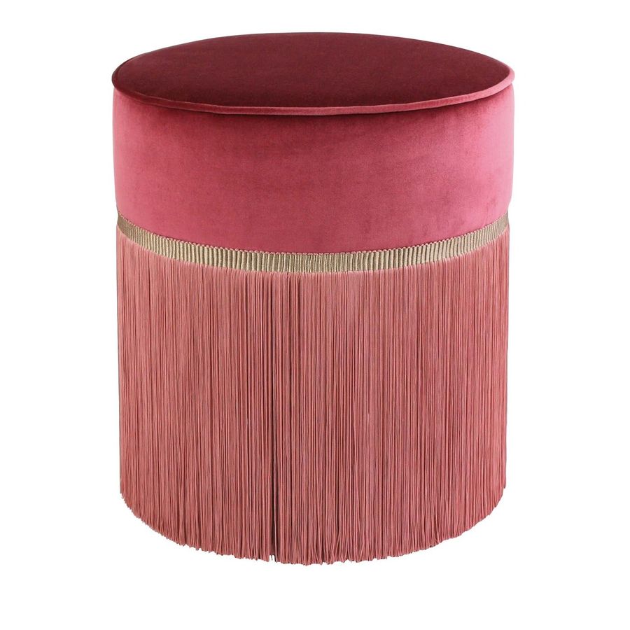 Decò Couture Geometric Pink Ottoman added by Shanta Michelle