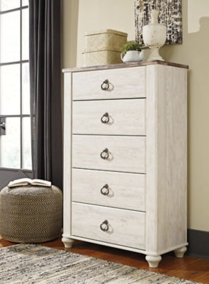 Willowton 5 Drawer Chest of Drawers added by Brittainey Lauridsen