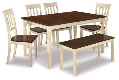 Whitesburg Dining Table and 4 Chairs and Bench | Ashley added by Spoak Member