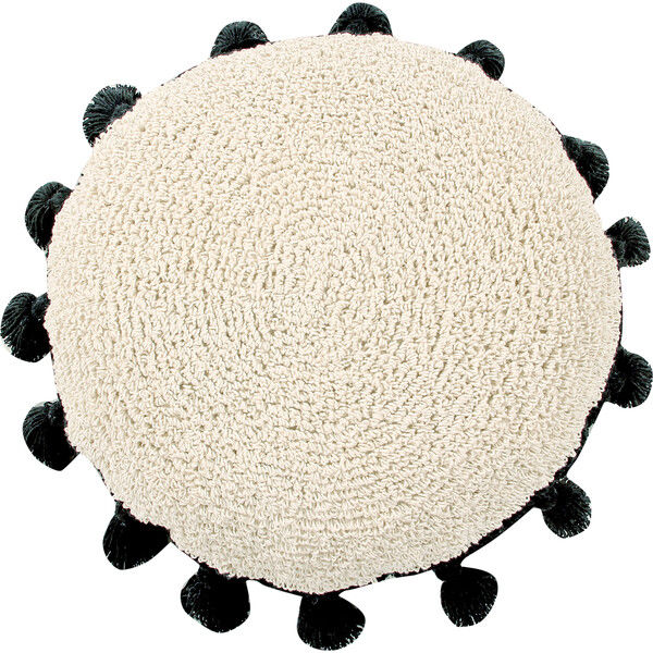 Circle Washable Pillow, Black - Lorena Canals added by Kate Lynn Nemett