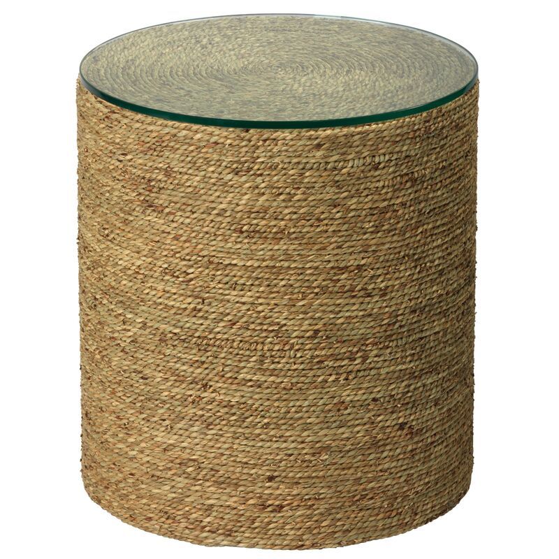 Harbor Sea Grass Side Table, Natural added by Claire M