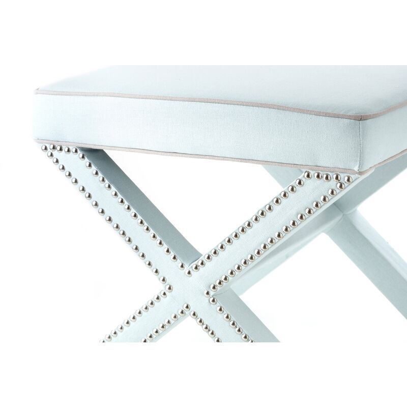 Palmer Ottoman, Sky Blue added by Kate Lynn Nemett