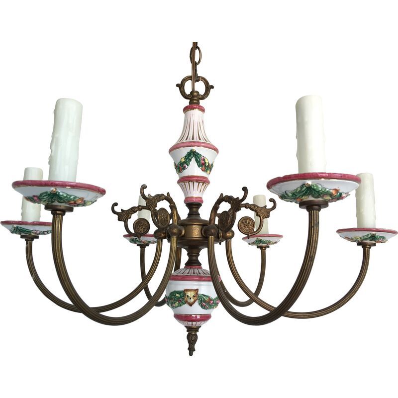 French Porcelain Chandelier added by Xakota Espinoza