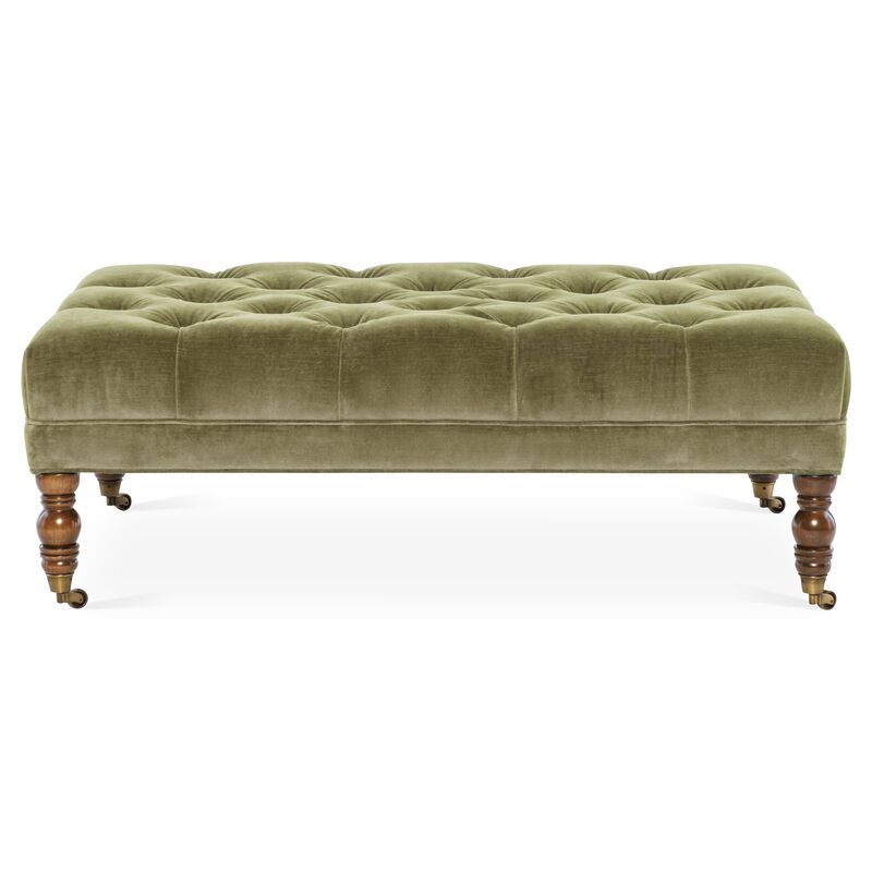 Lichen Velvet Anna Ottoman added by Jennifer Hickey