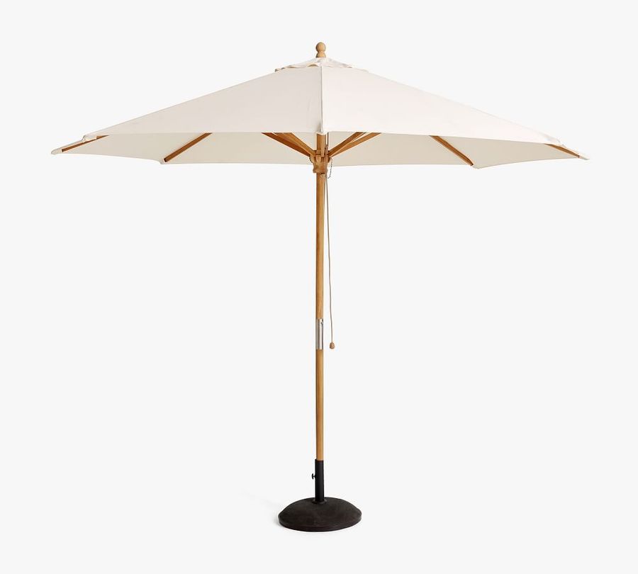 11' Round Outdoor Umbrella – FSC® Teak Frame​ added by Laurence Bradford