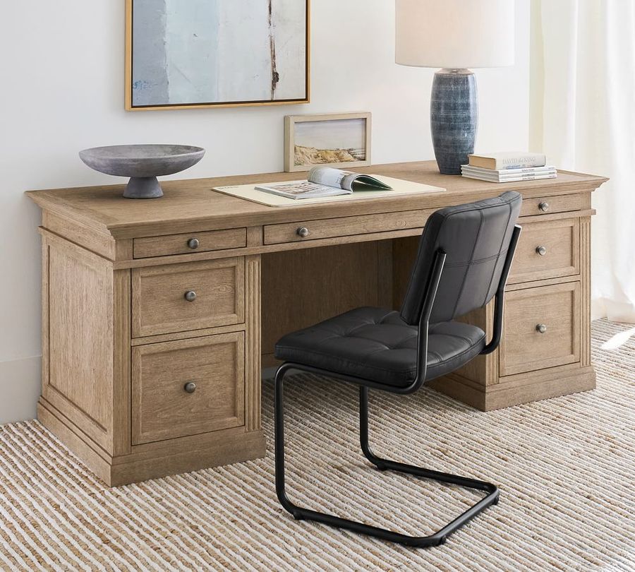 Livingston 75" Executive Desk with Drawers added by Alivia Korsun