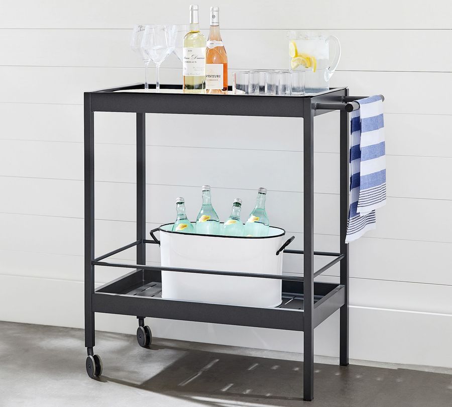 Indio Metal Outdoor Bar Cart added by Hannah Ray