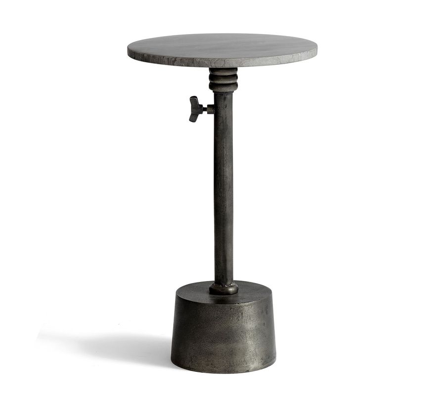 Melvin Round Marble Adjustable Accent Table added by Victoria Hardin