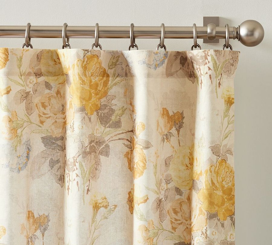 Open Box: Vivienne Floral Linen Cotton Curtain added by Spoak Member