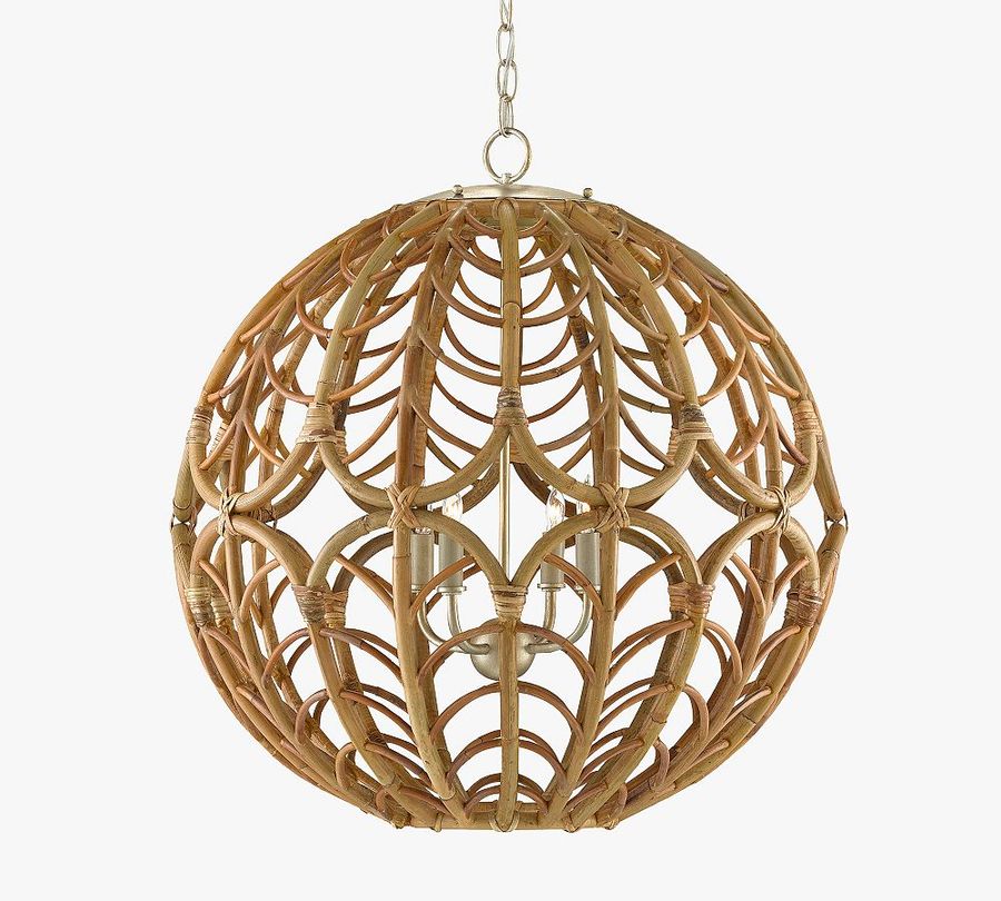 Callum Orb Rattan Pendant (25&quot;) added by Spoak Member
