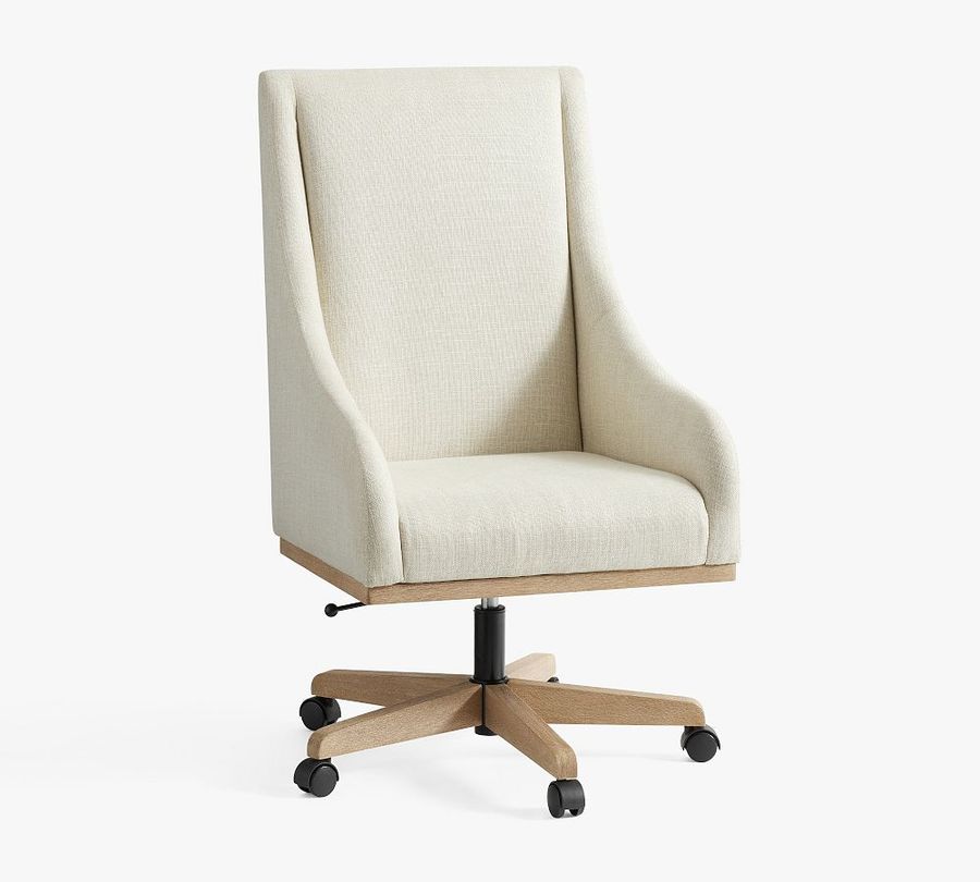 York Upholstered Swivel Desk Chair added by Spoak Member