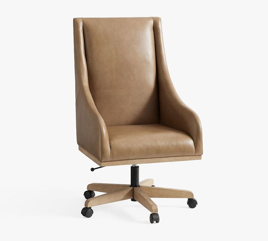 York Leather Swivel Desk Chair added by Spoak Member