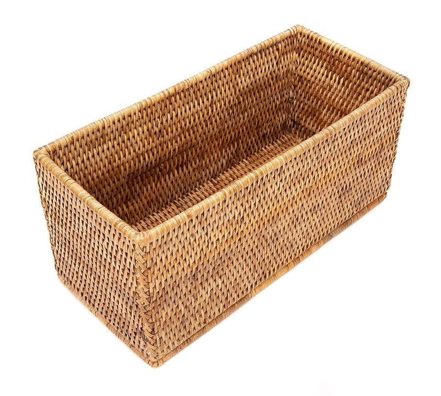 Tava Handwoven Rattan Rectangular Everything Basket added by Spoak Member