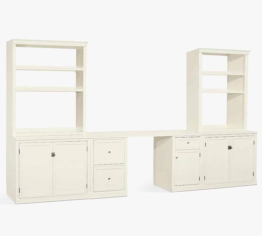 Logan Executive Desk with Cabinets Office Suite (110&quot;-134&quot;) added by Spoak Member
