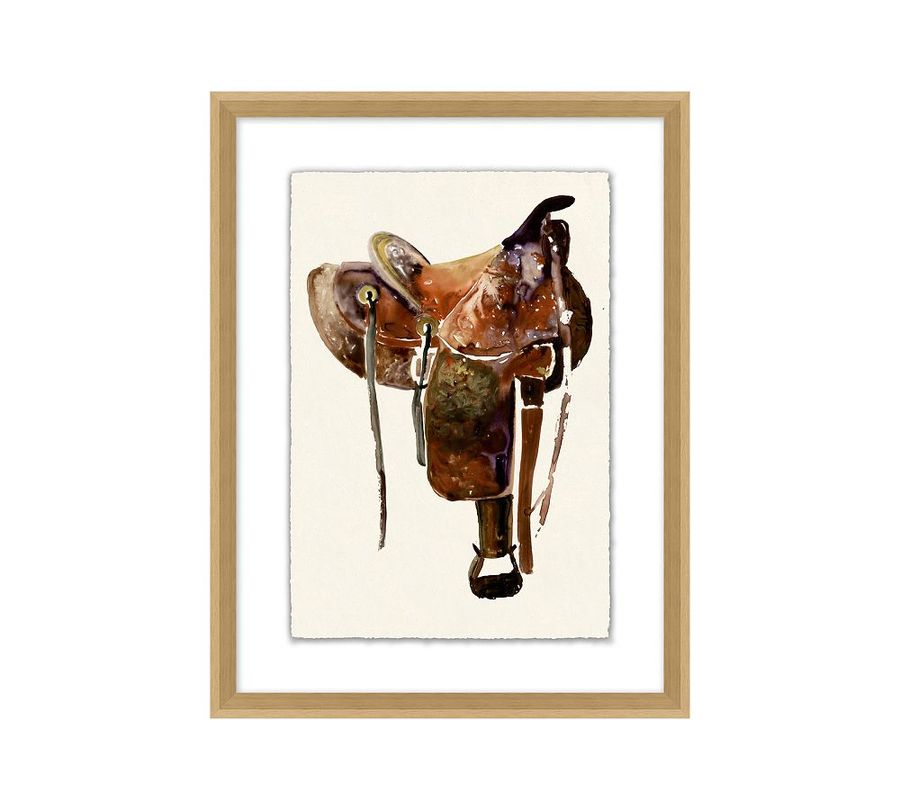 Watercolor Saddle Print Wall Art added by Spoak Member