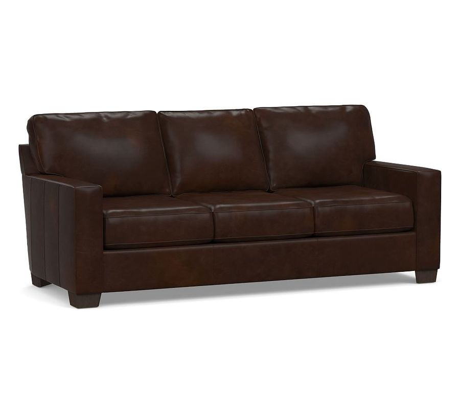 Buchanan Square Arm Leather Sleeper Sofa (84&quot;) added by Spoak Member