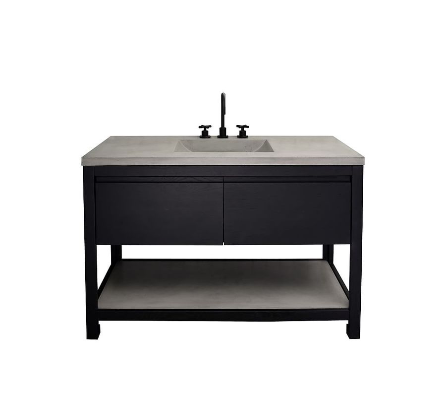 Rilen 48&quot; Handcrafted Concrete Top Sink Vanity added by Spoak Member