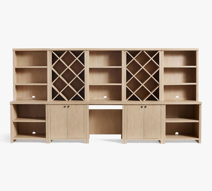 Modern Farmhouse 170&quot; Grand Wine Storage with Cabinets added by Spoak Member