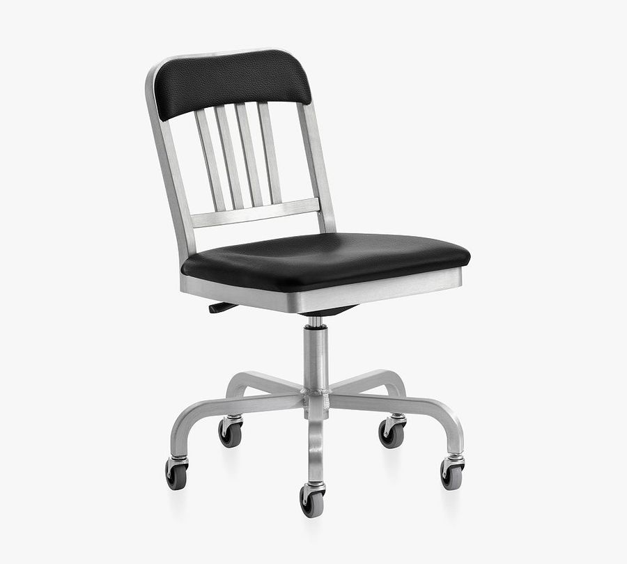 Emeco Navy&#174; Upholstered Swivel Desk Chair added by Spoak Member