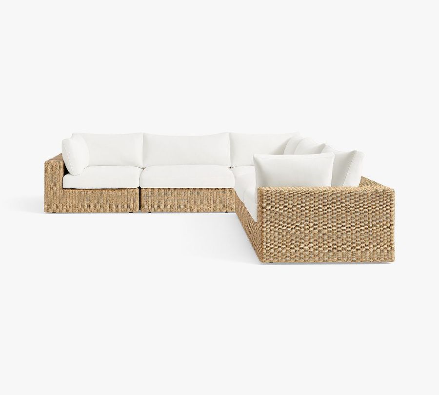 Kostas Wicker 5-Piece Outdoor Sectional (129&quot;) added by Spoak Member