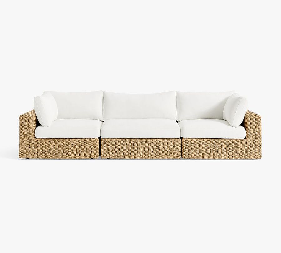Kostas Wicker 3-Piece Outdoor Sectional (129&quot;) added by Spoak Member