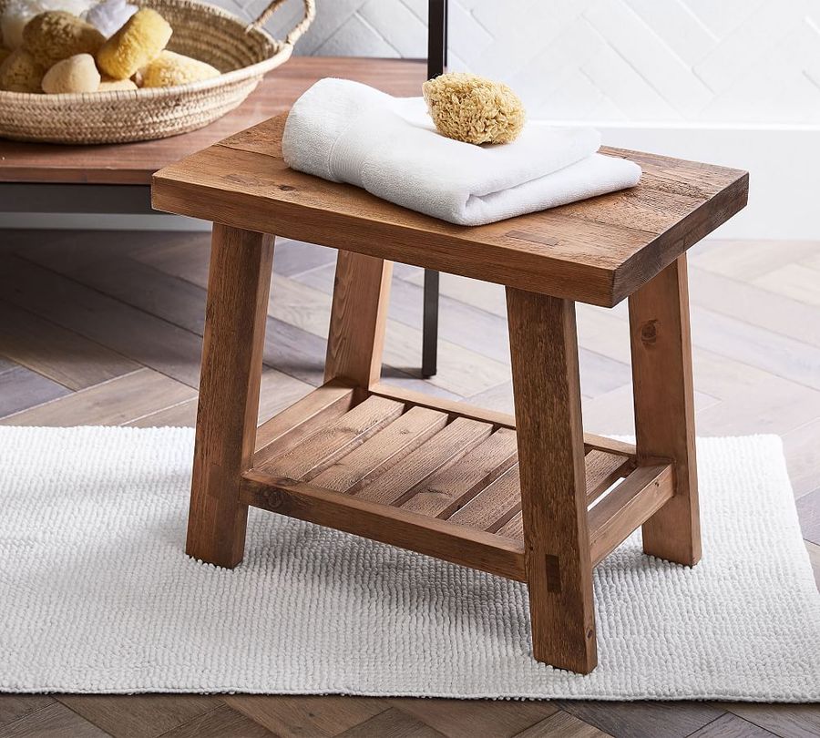 Rustic Reclaimed Wood Stool added by Spoak Member