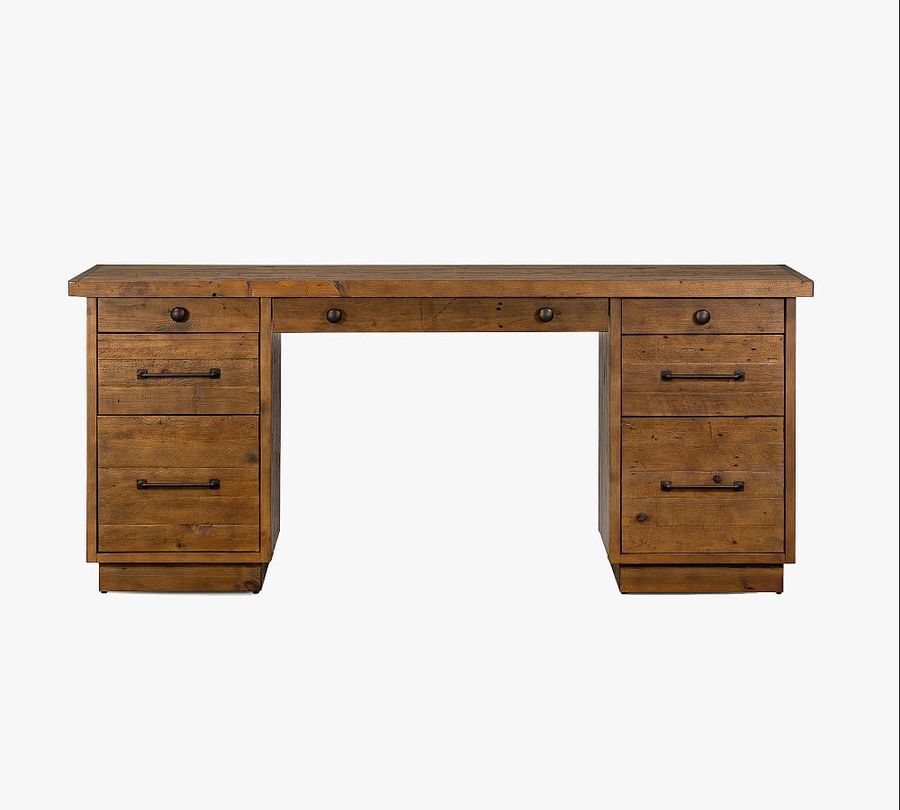 Rustic Reclaimed Wood Executive Desk (70&quot;) added by Spoak Member
