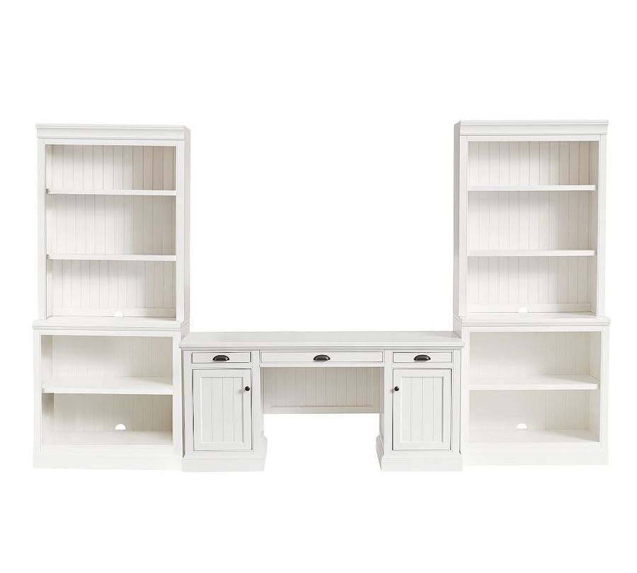 Aubrey Executive Desk Office Suite with File Cabinets (140&quot;) added by Spoak Member